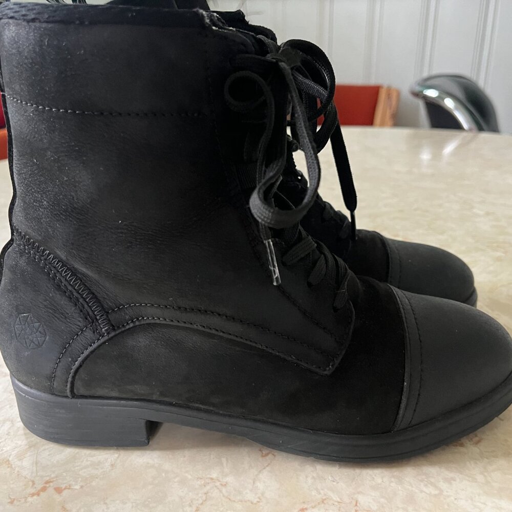 Xena Weathered Inertia Sz 6.5 Womens Steel Toe Safety Boot Black Leather - Picture 3 of 14